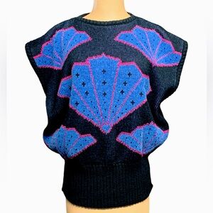 Semplice, Wool blend Italian Sweaters Knit Top/ Vest